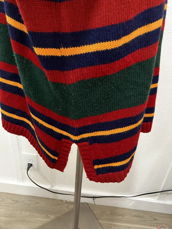 Suéter de punto grueso de colección Carolina Colours para mujer 22W cuello redondo almohadilla para el hombro Foto 4 de 4