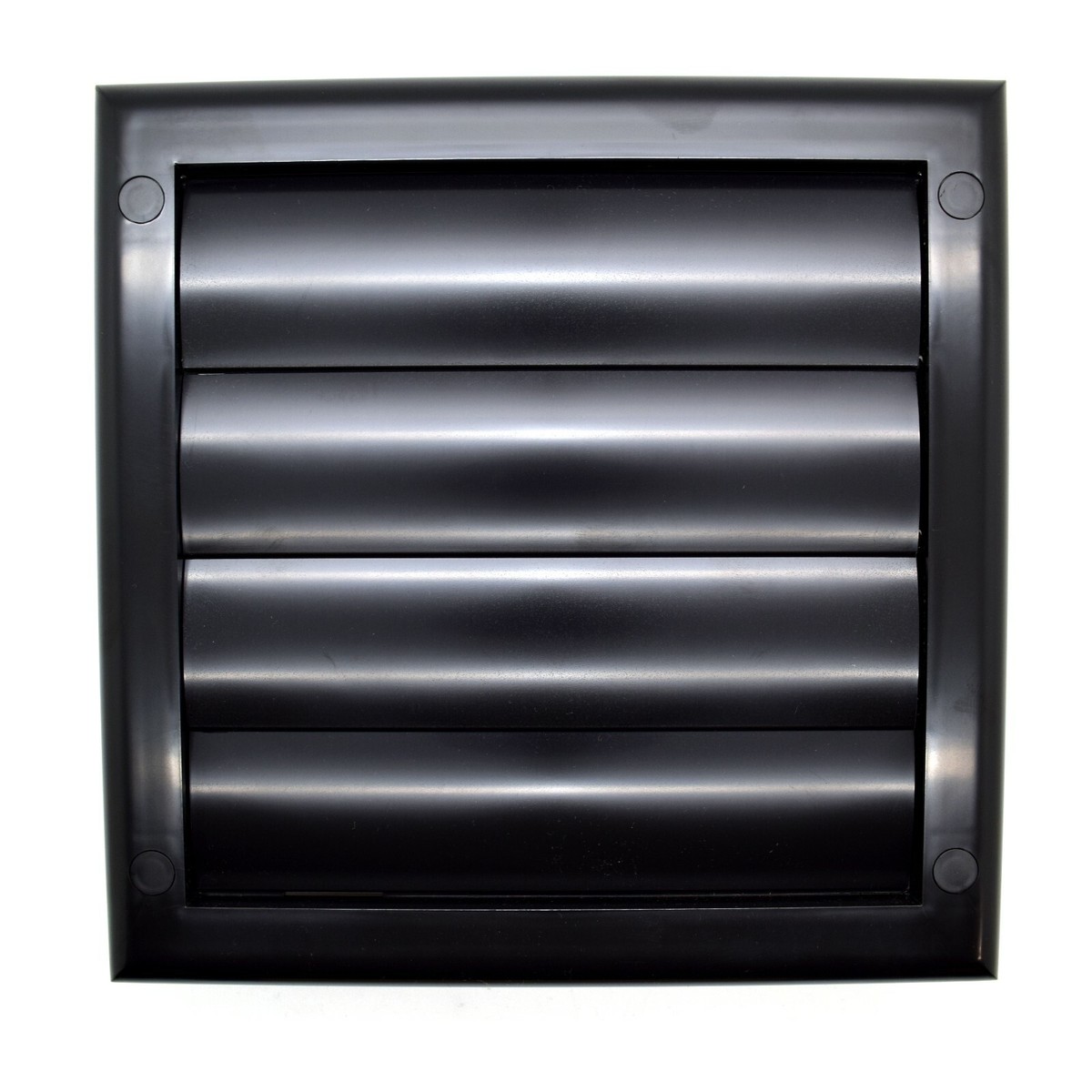 Black Gravity Flap Wall Outlet Cowl Duct Cover Air Vent Grille Non-Return  Valve | eBay