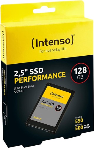 Intenso Interne 2,5" SSD SATA III Performance, 128 GB, 550 MB/Sekunden, Schwarz - Bild 2 von 6