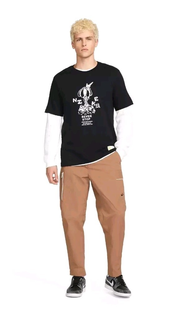 Nike Sportswear Style Essentials Utility Pants Tan DM6681-256 Men’s Size 34/ 28 thumbnail 5