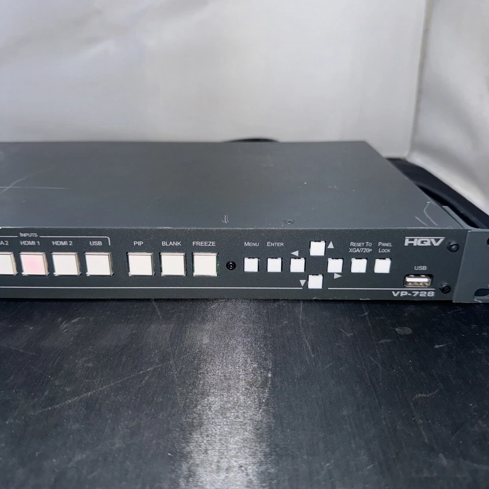 Kramer VP-728 9-Input ProScale HDMI HQV Digital Presentation Scaler/Switcher - Image 4 of 4