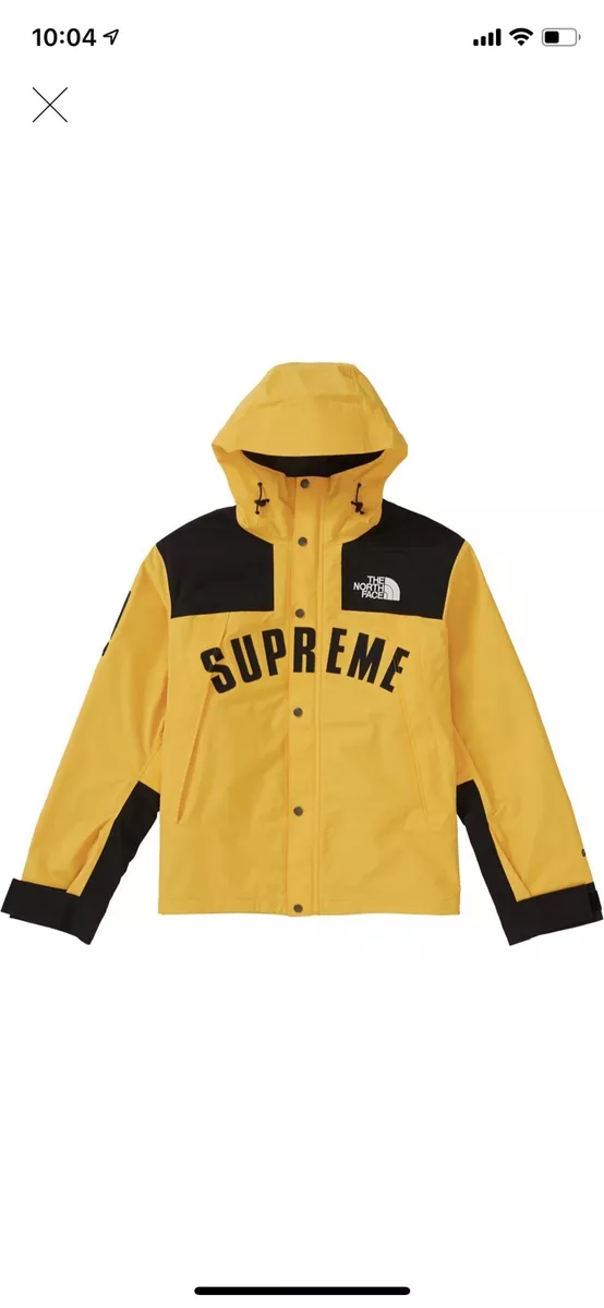 Supreme The North Face Arc Logo Mountain Parka Yellow Size Medium