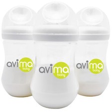 Avima Baby Bottles Anti Colic Set with Breast Like Nipples for Happy Feeding