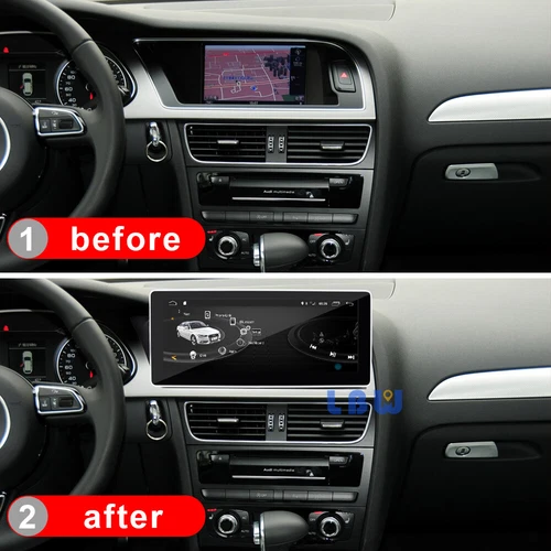 Auto Radio Stereo Carplay Navi Car GPS For Audi A4 A4L B8 A5 High Class 2009-17 - Bild 2 von 13