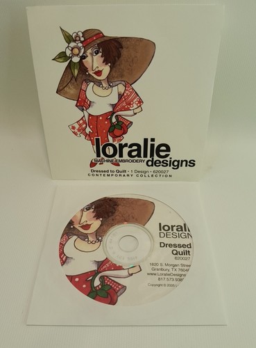 Dressed to Quilt 1 Design620027 Loralie Machine Embroidery Designs CD 2005 - Picture 1 of 8