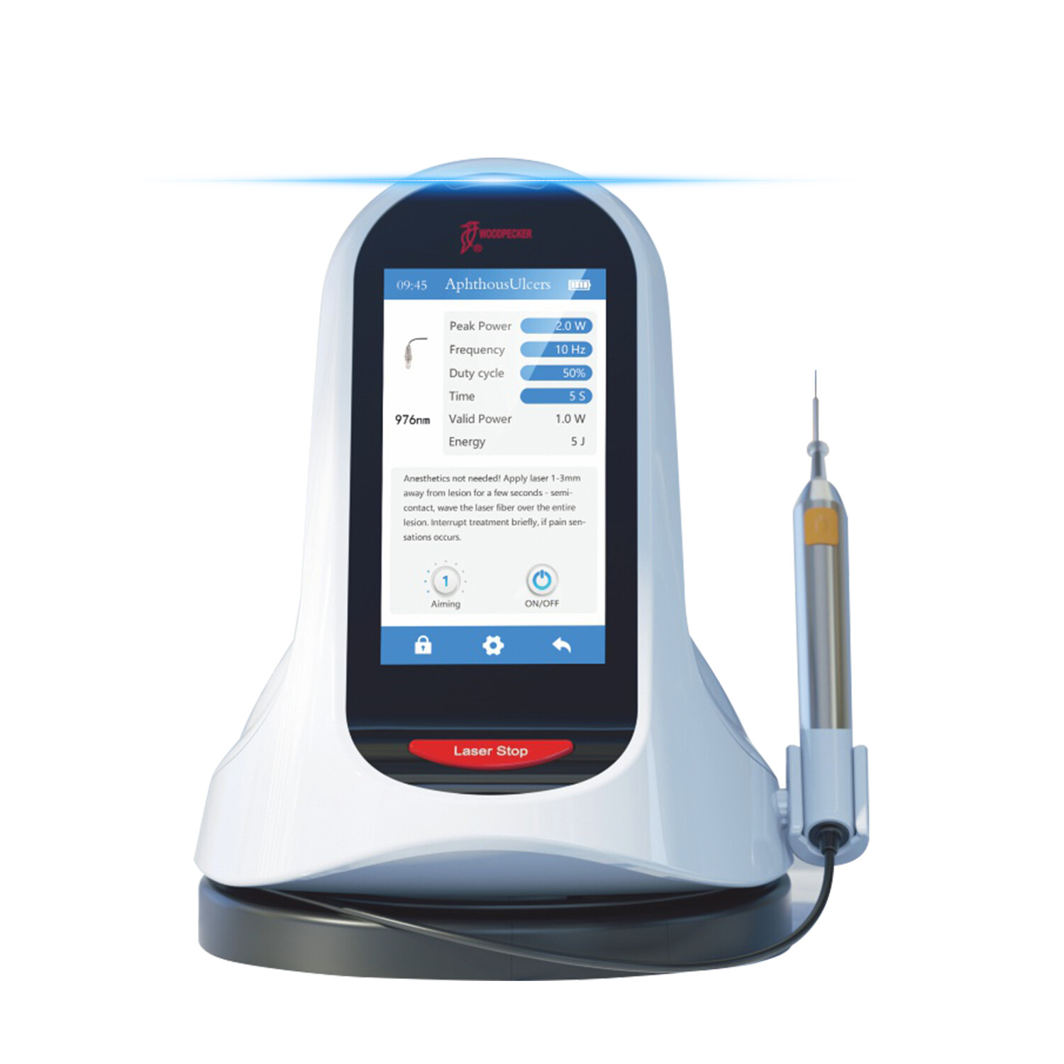 Woodpecker Dental Diode Laser Therapy Device LX16 Laser Unit for Oral Surgery