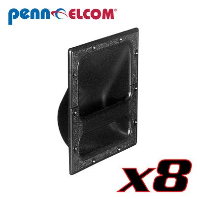8 Penn Elcom H1024 PA Cabinet Bass Bin Handle Steel-reinforced ABS/Aluminum