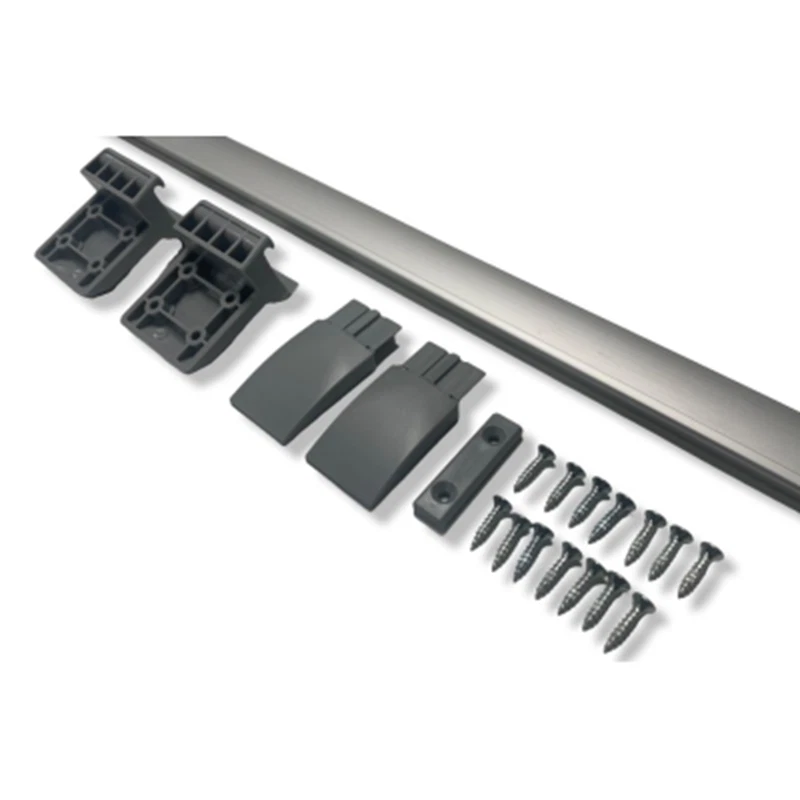 Wohnmobil verstellbares klappbares Tischbein und Schiene Set, matt schwarz/silber Tischset - Bild 1 von 4