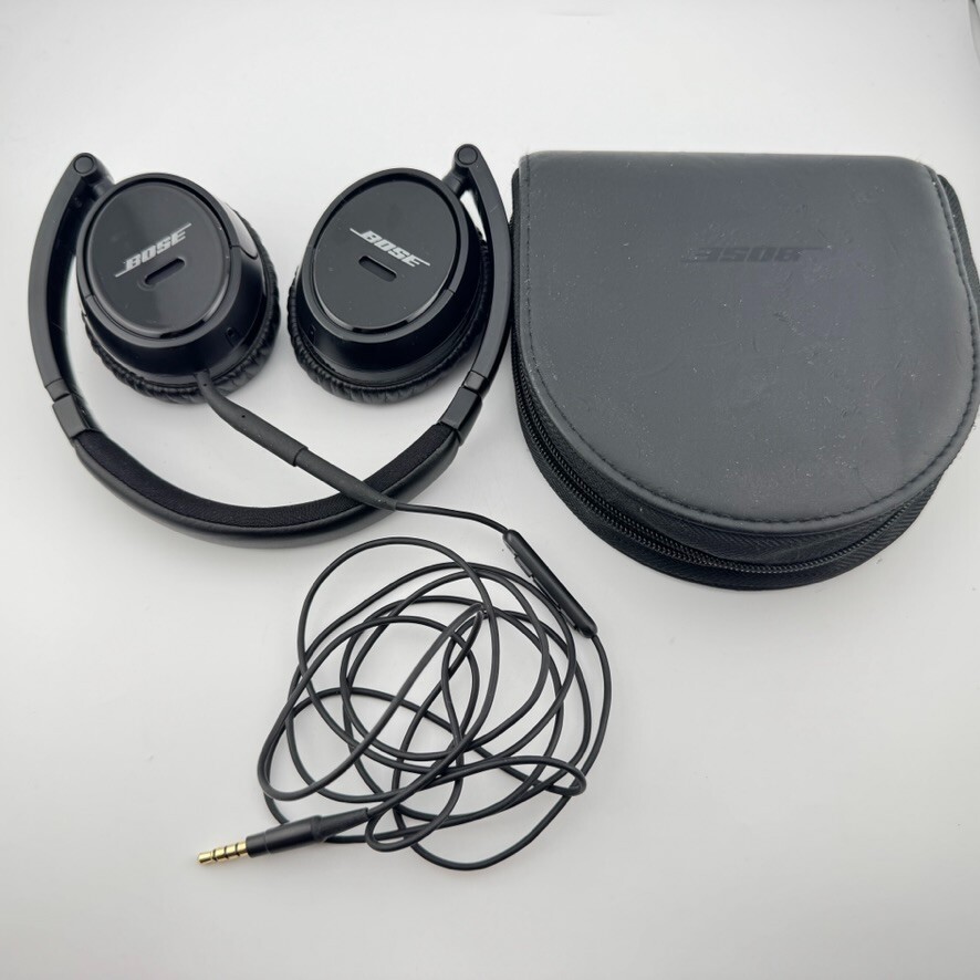 BOSE Foldable On-Ear Wired Headphones with Replaced Earpads-image