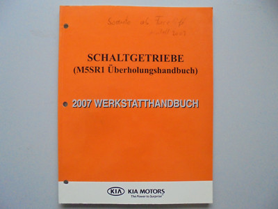 Kia Hyundai Werkstatthandbuch Schaltgetriebe Getriebe M5SR1 Reparatur Handbuch