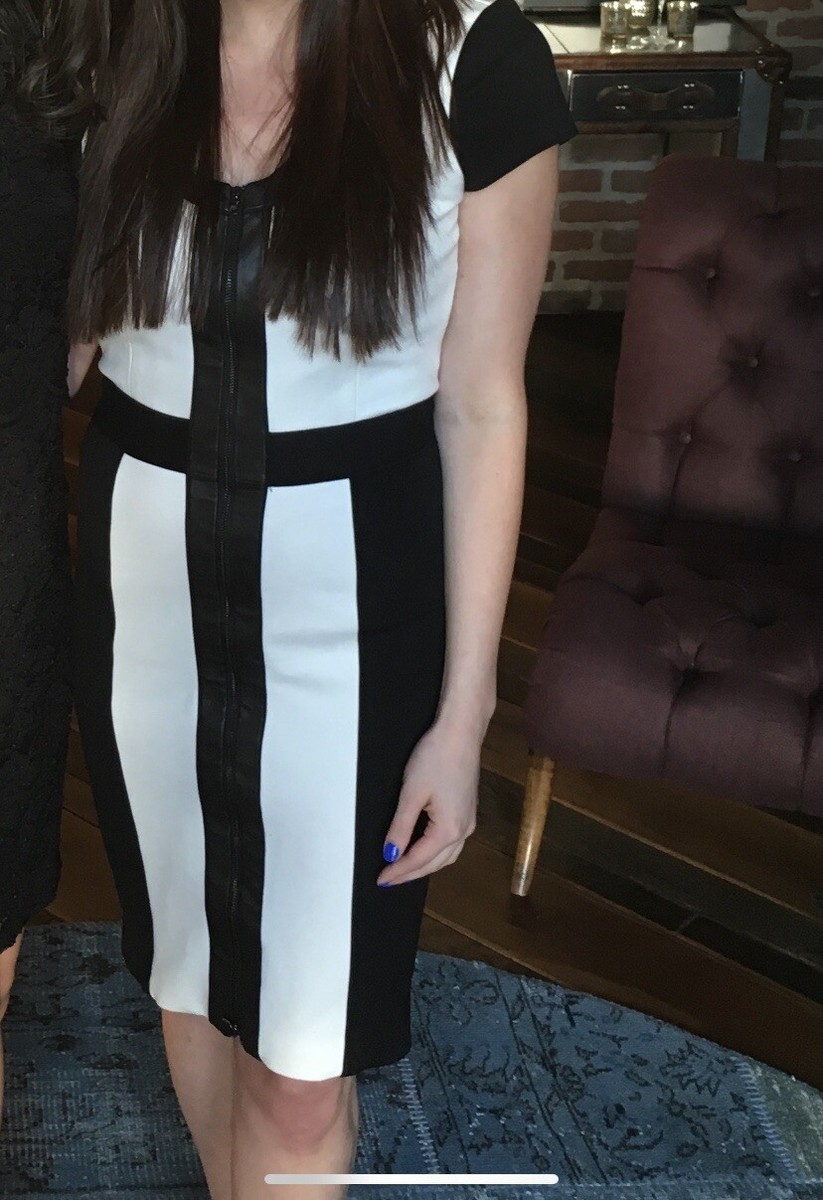 Rachel Roy Black And White Dress Size 2