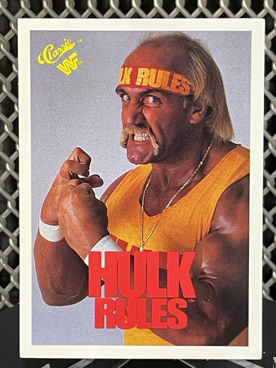 1990 WWE Classic Hulk Hogan Wrestling Card #57 Hulk Rules