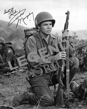 AUDIE MURPHY AUTOGRAPHED 8x10 Reprint Photo  AM-X05