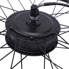 24" 500W 36Volt E-Bike Front Wheel Electric Bicycle LCD Hub Motor Conversion Kit