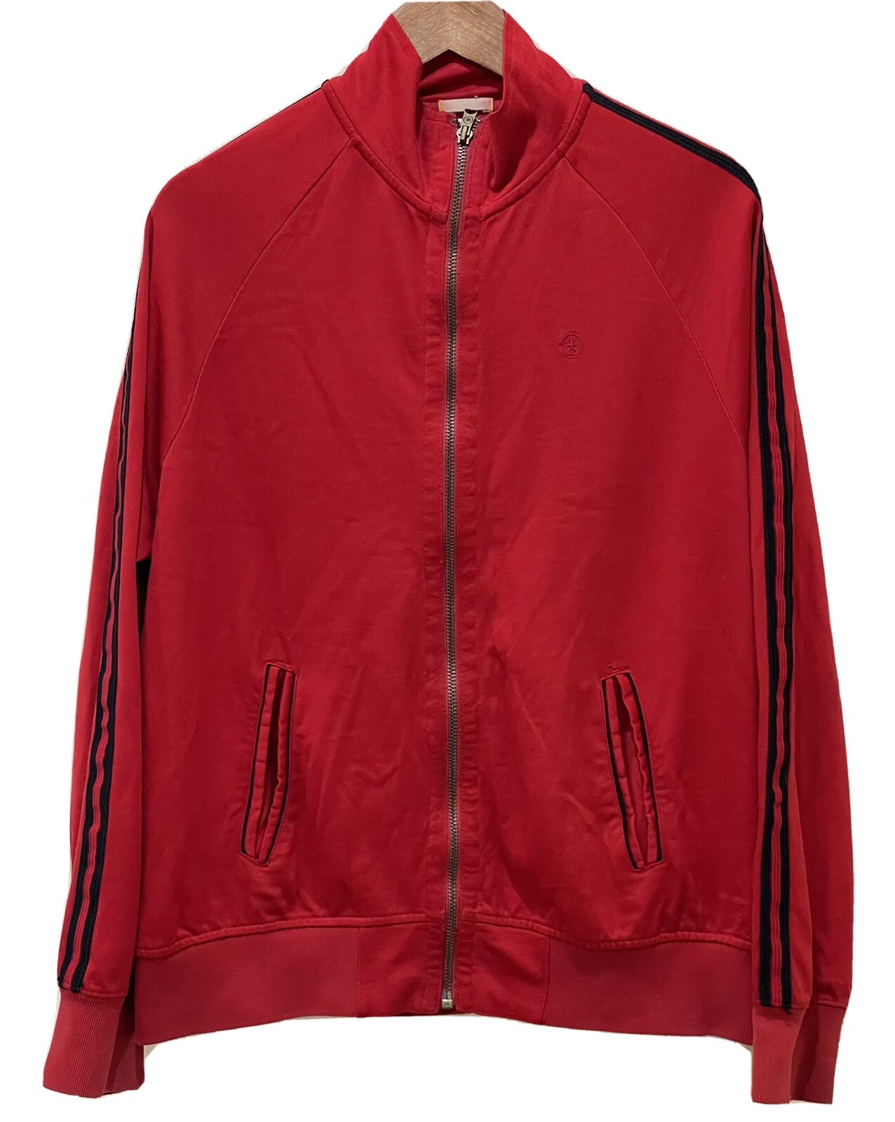 CONVERSE ONE STAR bomber Jacket Red L Size Large