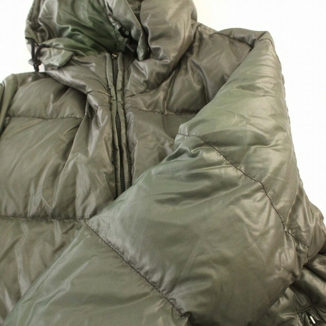 【DUVETICA】 ダウン Adhara 40 DUVETICA DOWN JACKET ADHARA NYLON HOOD 40 M KHAKI G Used