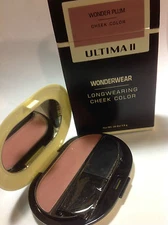Ultima II Wonderwear Longwearing Cheek Color Blush ( WONDER PLUM ) .28 oz NEW