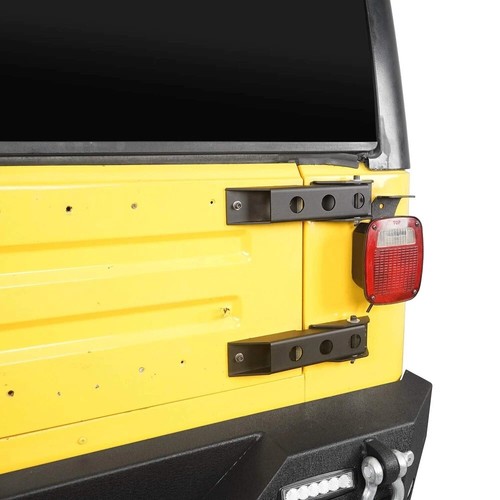 Wrangler Tailgate Hinge Set Compatible with Jeep Wrangler TJ 1997 1998 1999 2... - Picture 4 of 9