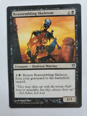 mtg cards like reassembling skeleton [183] [Commander Masters] [Foil]  Face to Face Games I cant bear to watch these things put themselves back together Priest of Forgotten Gods |