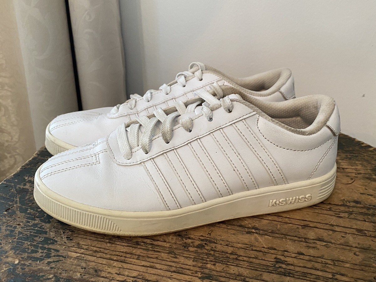 Vintage K-Swiss Varsity Low Classic White Women's Athletic Tennis