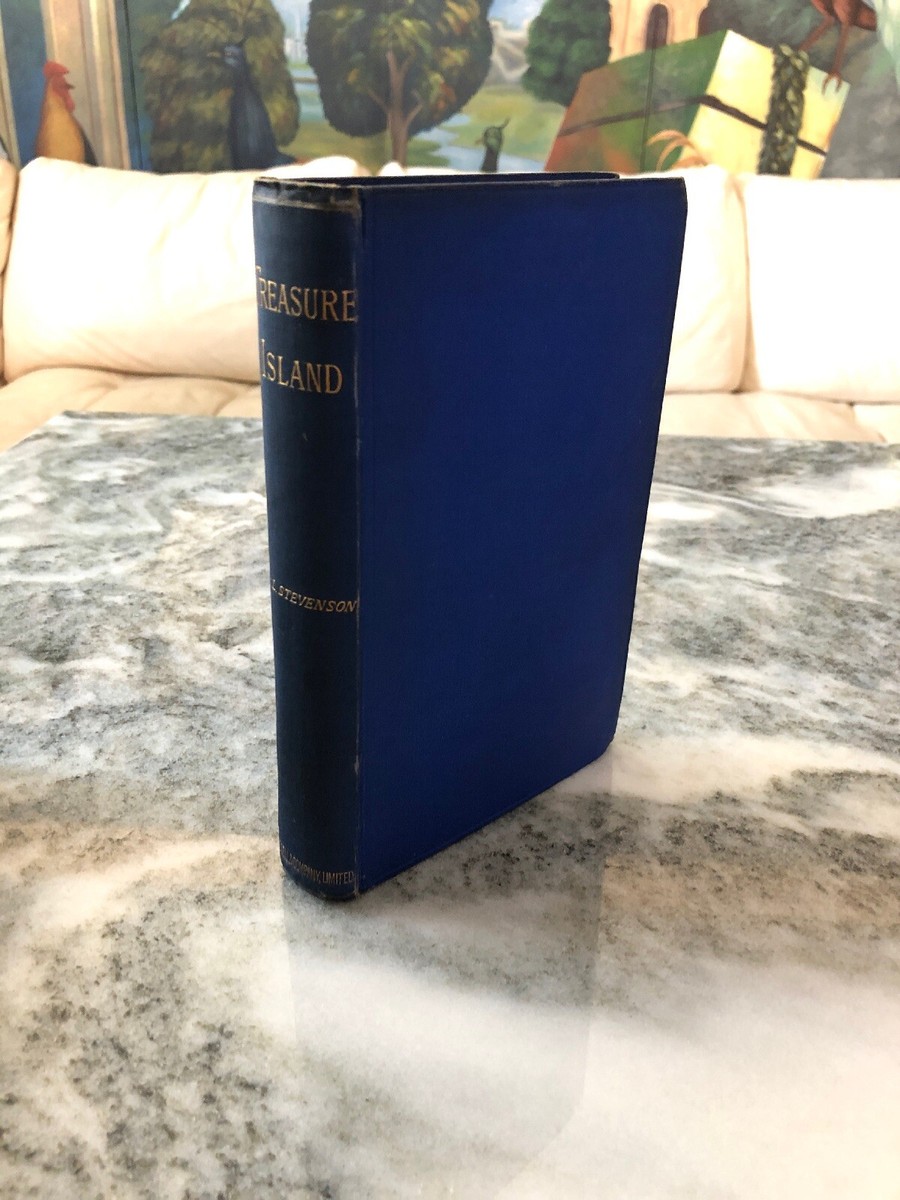 1883 Treasure Island, Robert Louis Stevenson first edition, 1st