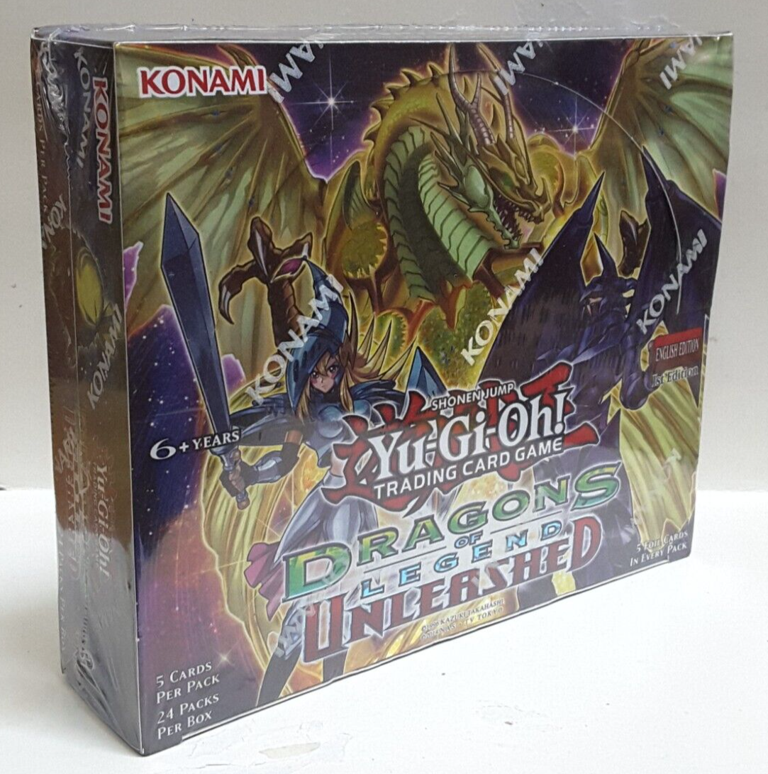 English Yugioh Dragons of Legend: Unleashed Booster Box (DRL3) | eBay