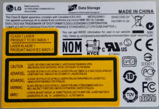 全新 LG/HL BH12LS35 12X SATA 蓝光刻录机 DVDRW 内置驱动器 带 3D 播放器 美国 — 第 4/4 张图片