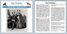 Command Without Credit - Abner Doubleday - Officers- Atlas Ed. Civil War Card