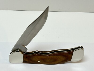 VINTAGE CASE XX CURLY MAPLE LARGE FOLDING LOCK POCKET KNIFE 7103L