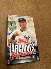 2017 Topps Archives Signature Series. (Post Season Edition) Retired Player.