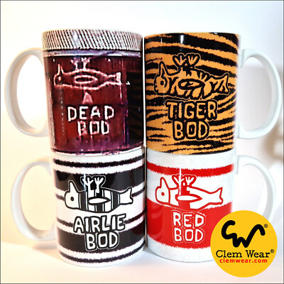 DEAD BOD Tasse Untersetzer Official Hull Pongo Clem Wear Stadt Banksy Kultur Grafitti