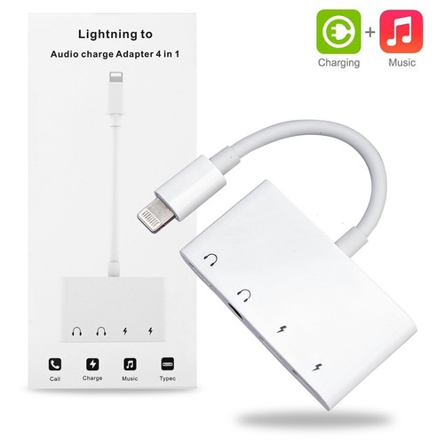 Jack + USB-C Headphone Adapter Charger 