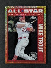 2025 Topps Chrome MIKE TROUT Mojo Refractor 1990 All-Star Silver Pack #90ASC-10