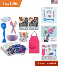 Kids Baking Set Oven Bundle With Accessories Mixes Apron Hat Tools
