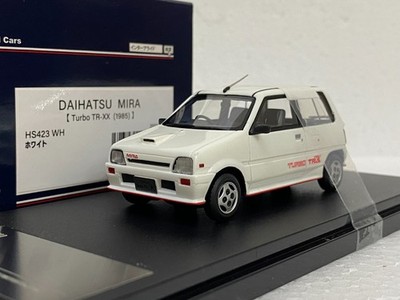 HI STORY HS423WH DAIHATSU MIRA TURBO TR-XX WHITE resin 1/43 scale