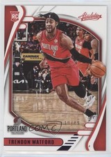 2021-22 Panini Chronicles Absolute Purple 19/49 Trendon Watford #206 8f4