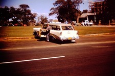 SEP 1959 Classic Chevy Wagon Car Slide BT-B