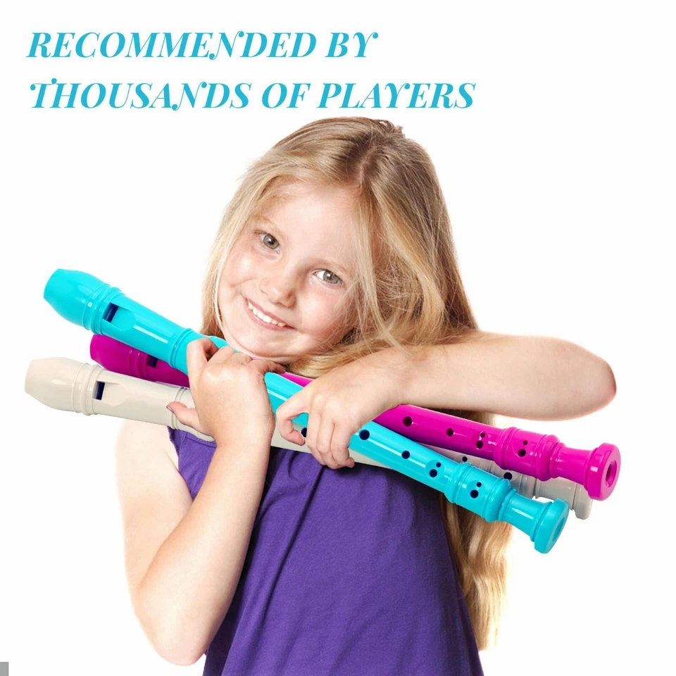 8Hole Plastic Soprano Recorder for Kid Beginner German Fingering Flute Recorder - Image 2 of 4
