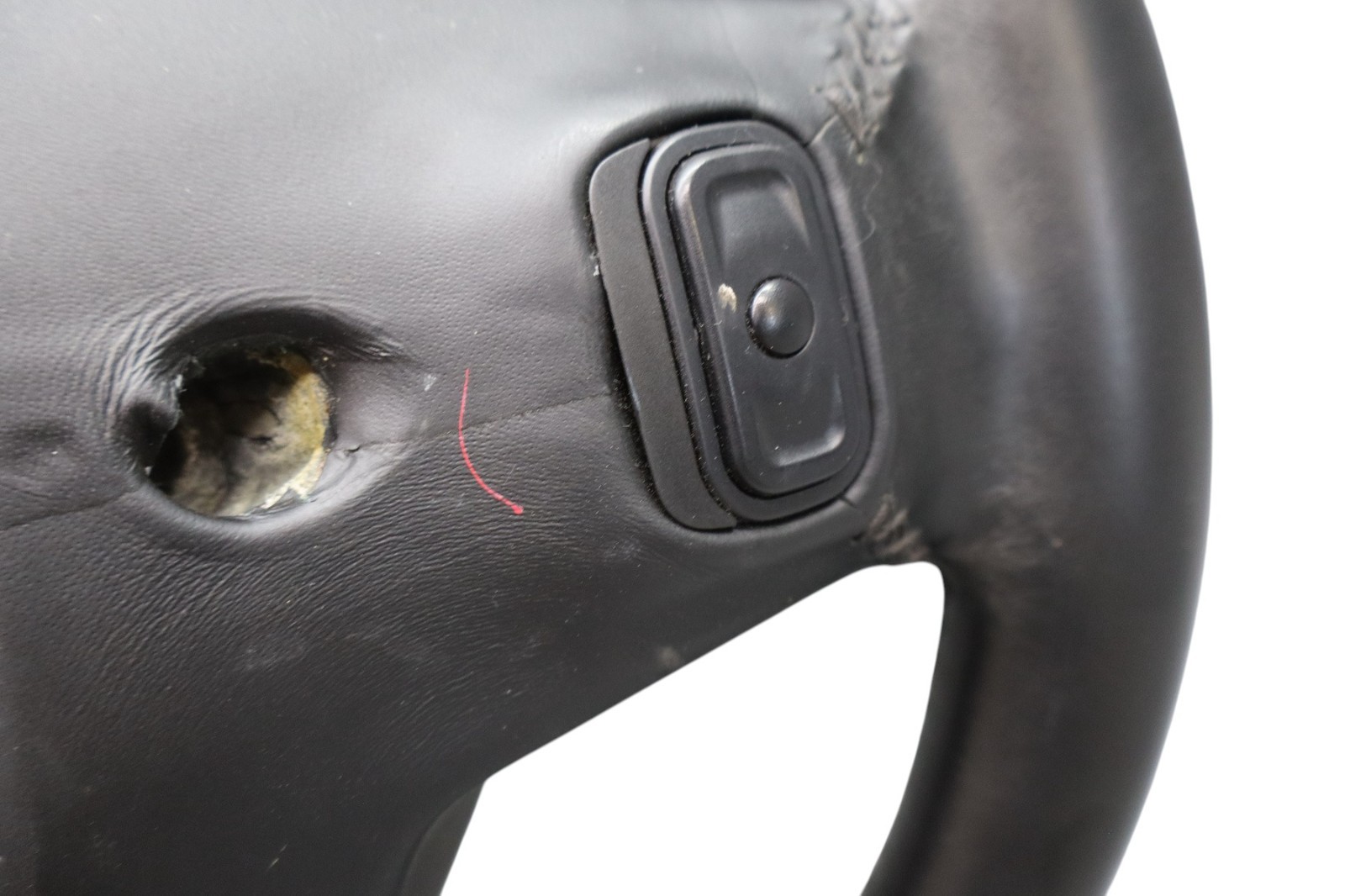14-16 Maserati Ghibli Quattroporte M157 Steering Wheel Leather Black Oem