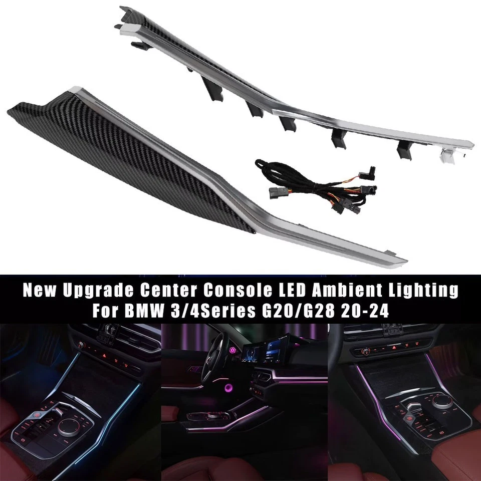 For BMW 330i/ M340i / M3 G20/G28 LED Trim New Center Console Ambient Lighting Foto 2 de 4