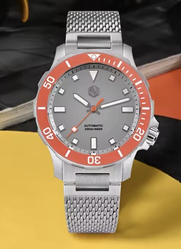 San Martin Automatic 39.5mm 20ATM Sapphire Crystal G