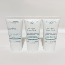 3 X Clarins Cryo-Flash Cream-Masks 15 mL / 0....