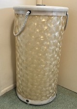Vintage Tuppercraft Kosz na pranie Perłowy 30 cali wysokości 1958 USA 