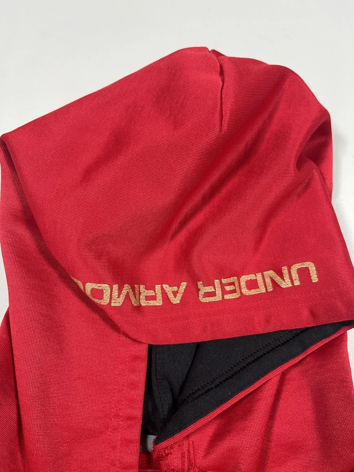 Sudadera con Capucha Under Armour Juvenil Mediana Roja ColdGear Iron Man Marvel UA Storm Gráfico Foto 4 de 4