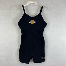 Los Angeles Lakers NBA Women's Romper Spandex Blend Navy S 6/8 Basketball Logo