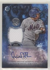 2016 Bowman Inception Auto Relics Blue 73/99 Dominic Smith #IAR-DS Auto a6i