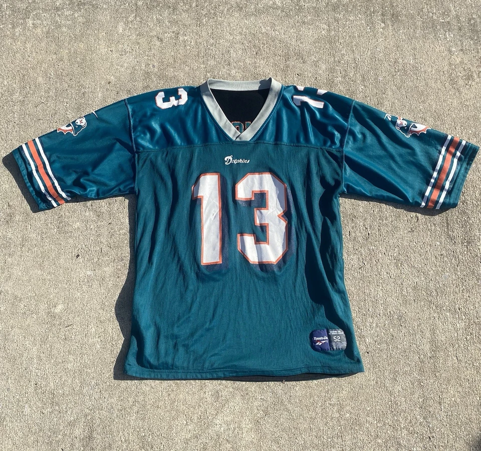 Camiseta reversible vintage Reebok Dan Marino Miami Dolphins talla 52 Foto 2 de 4