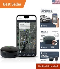 Rechargeable GPS Tracker with Geo-fencing & Alerts - Best for Vehicles & Assets