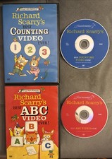 Lot Of 2 DVD RICHARD SCARRY 1 Best Counting Video Ever  2 Best ABC Video Ever
