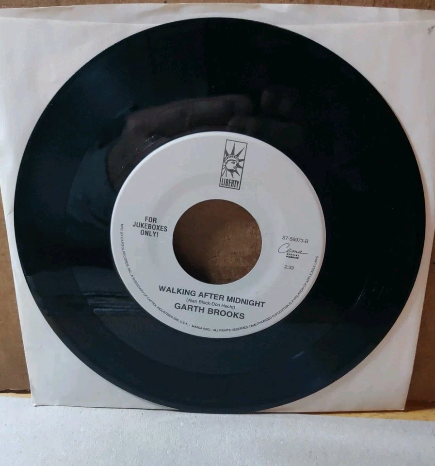 GARTH BROOKS Learning to live again LIBERTY Jukebox MODERN COUNTRY 45 NM- - Image 2 of 3